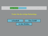 Abbildung Therapiemodul Syntax: Satzbildung Konstituent